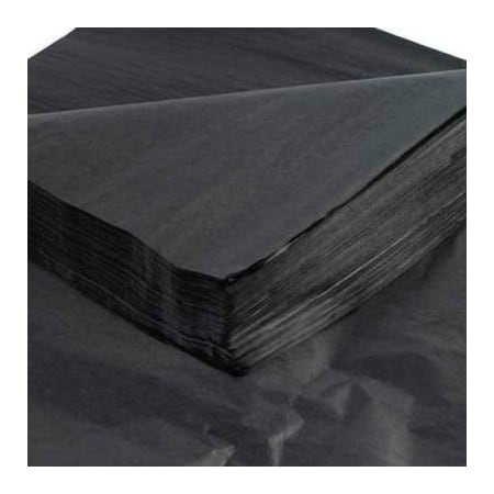 Box Packaging Gift Grade Tissue Paper 20W x 30L Black 480 Sheets T2030D